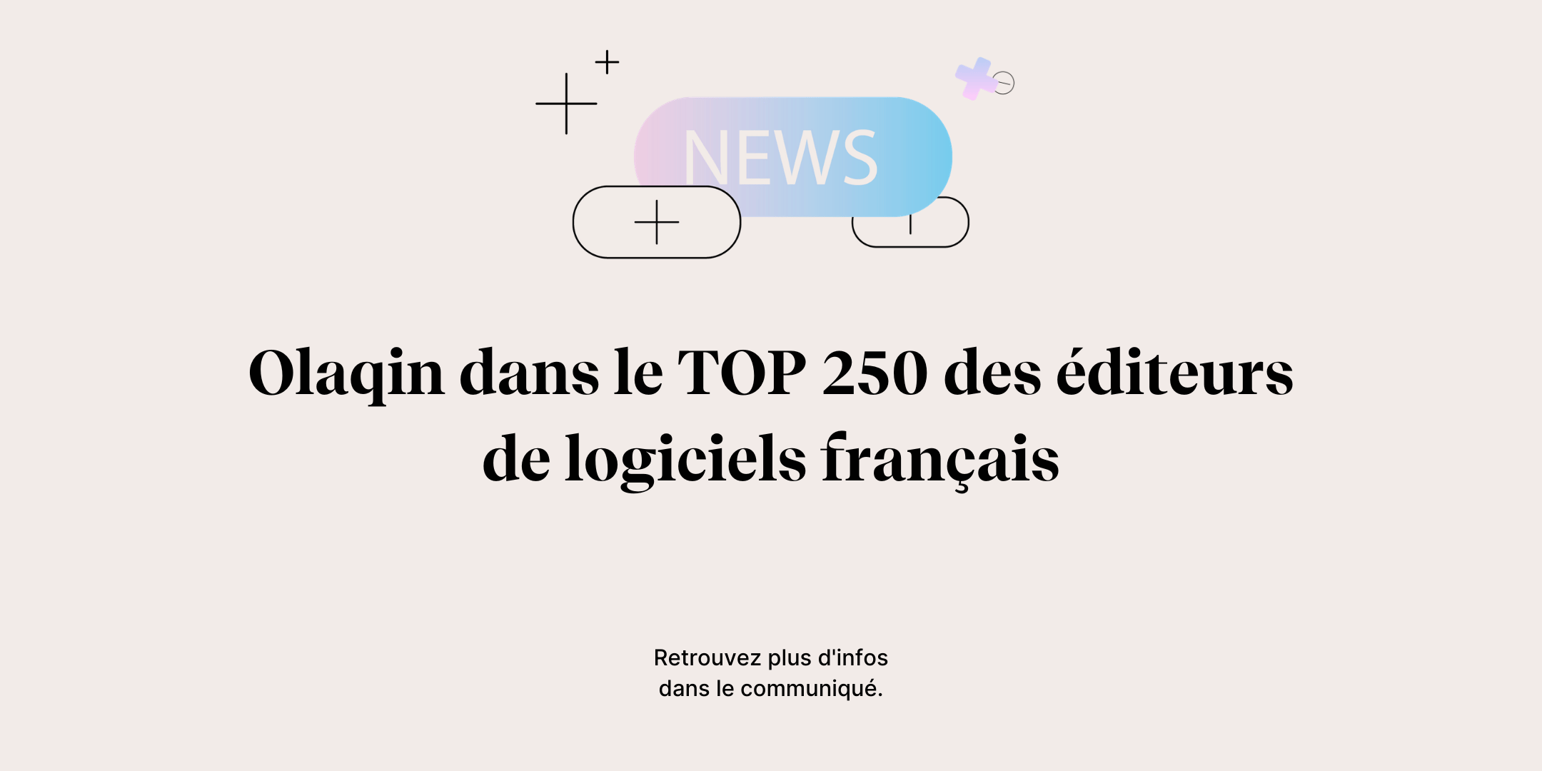 Olaqin dans le TOP 250 des diteurs de logiciels fran ais